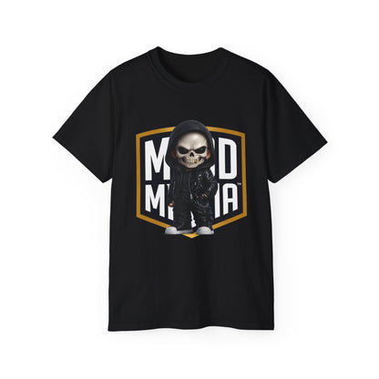Grim Vandal • Ruthless Resolve • Mood Militia • T-Shirt • Black Hat Pixels • Unisex