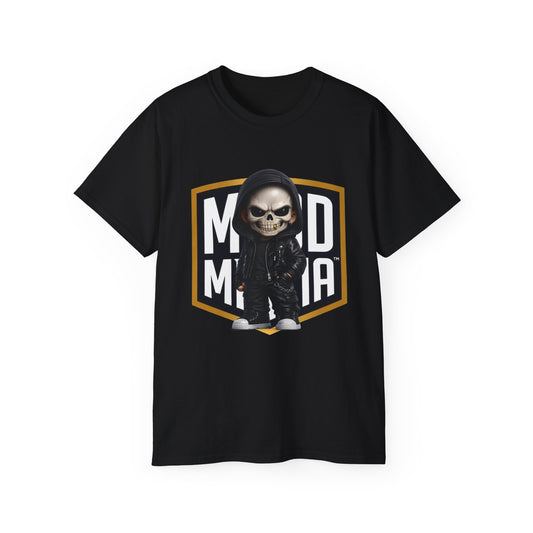 Grim Vandal • Ruthless Resolve • Mood Militia • T-Shirt • Black Hat Pixels • Unisex