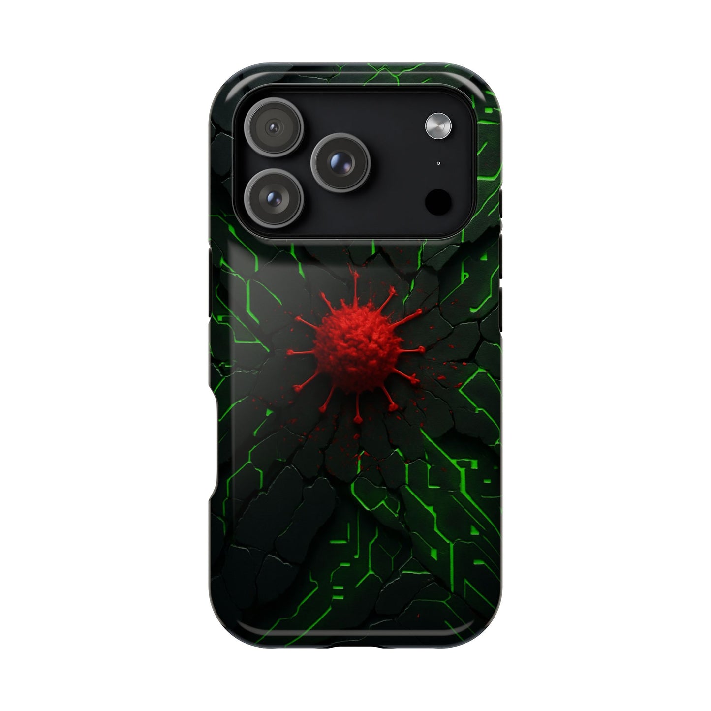 Atomic Fusion • Apple iPhone 17 Pro • MagSafe® Tough Case phone case by Black Hat Pixels