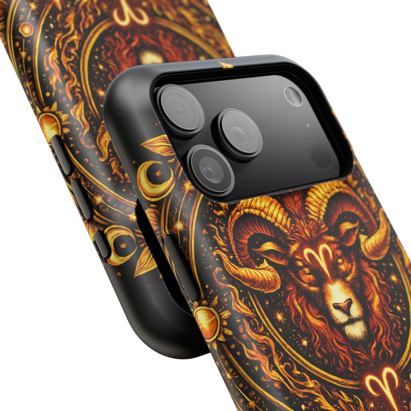 Aries • Elemental Armor • Inferno Authority • Apple iPhone 17 Pro • MagSafe Tough Case