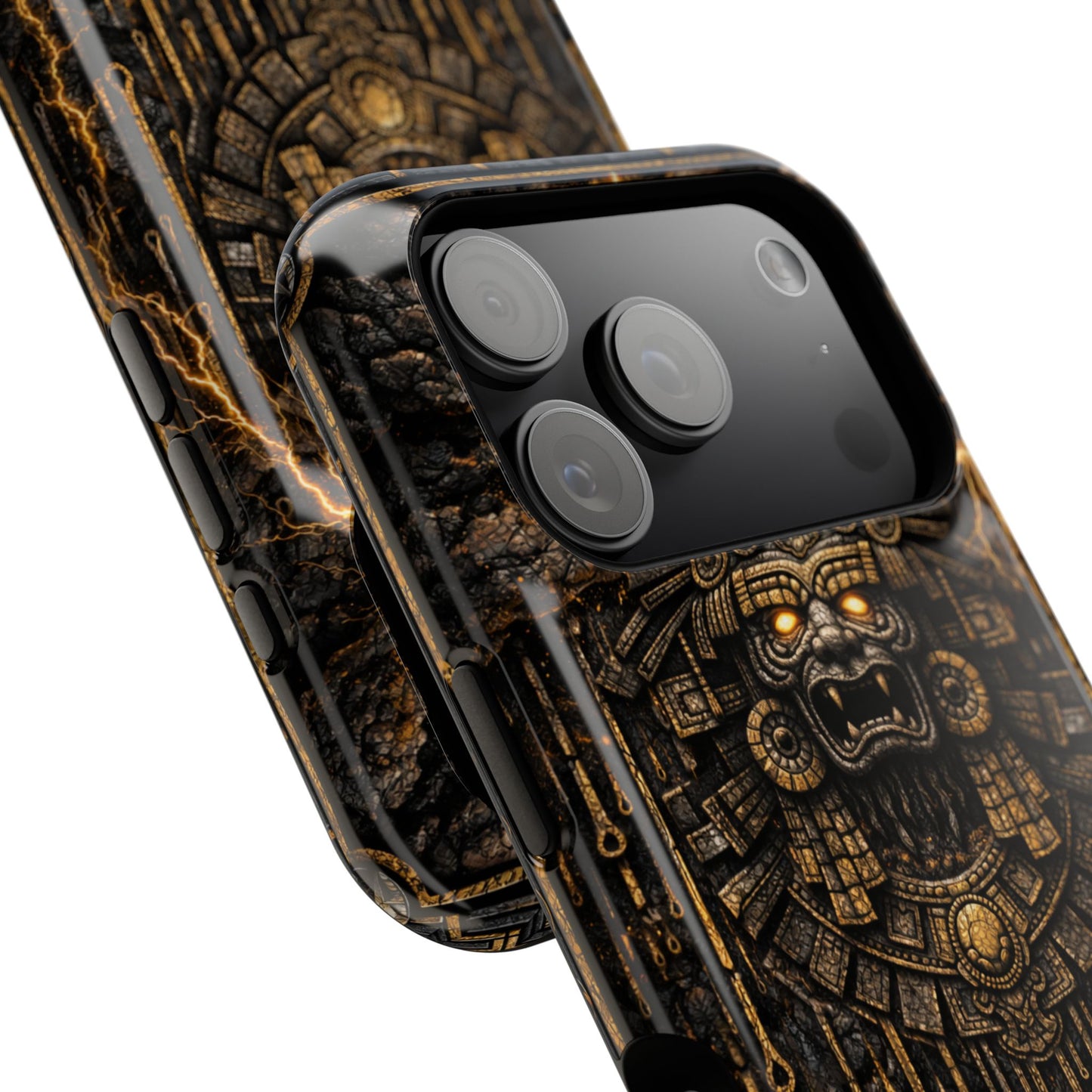 Tlaloc • Storm Covenant • Empire of the Fifth Sun™ • Apple iPhone 17 Pro • MagSafe Tough Case