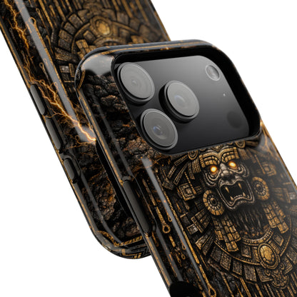 Tlaloc • Storm Covenant • Empire of the Fifth Sun™ • Apple iPhone 17 Pro • MagSafe Tough Case