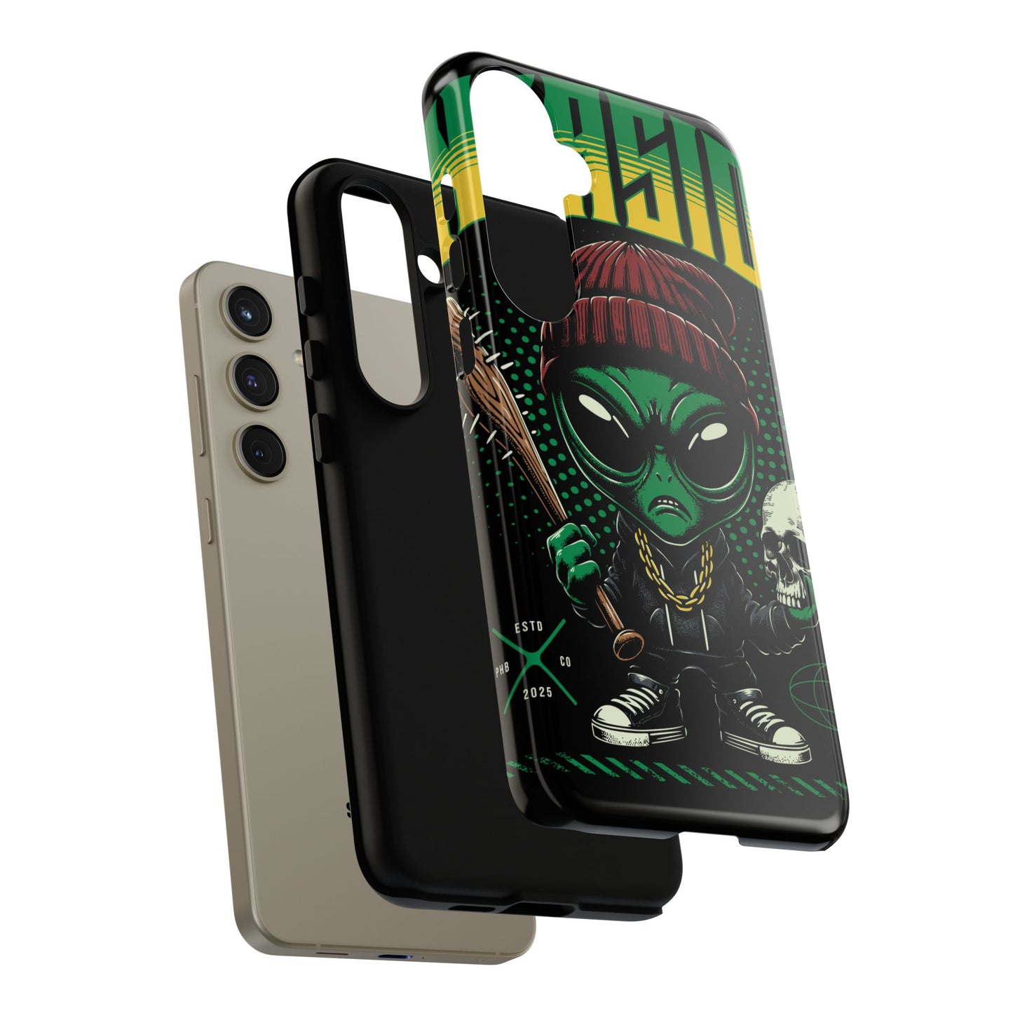Alien Invasion • Samsung Galaxy S24 • Tough Case • Wireless Friendly