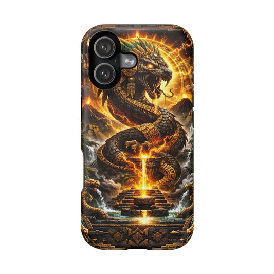 Amaru • Serpent Sovereign • Empire of the Fifth Sun™ • Apple iPhone 17 Pro • MagSafe Tough Case