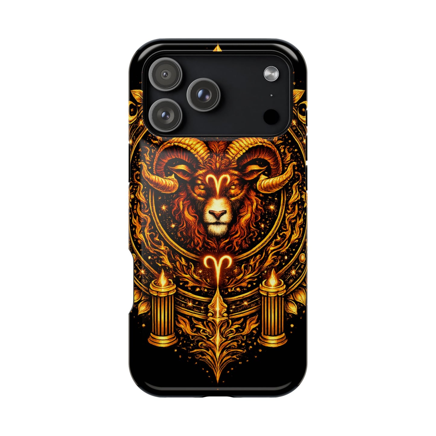 Aries • Elemental Armor • Inferno Authority • Apple iPhone 17 Pro • MagSafe Tough Case