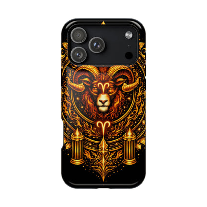 Aries • Elemental Armor • Inferno Authority • Apple iPhone 17 Pro • MagSafe Tough Case