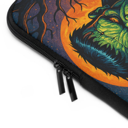 Frankie Baby • Dual Zipper Laptop Sleeve tech accessory by Black Hat Pixels