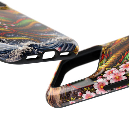 Dragon Oath – Sovereign Flame • Obsidian Irezumi™ • Apple iPhone 17 Pro • MagSafe Tough Case