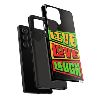 Live Love Laugh • Samsung Galaxy S25 • Wireless Friendly • Tough Case