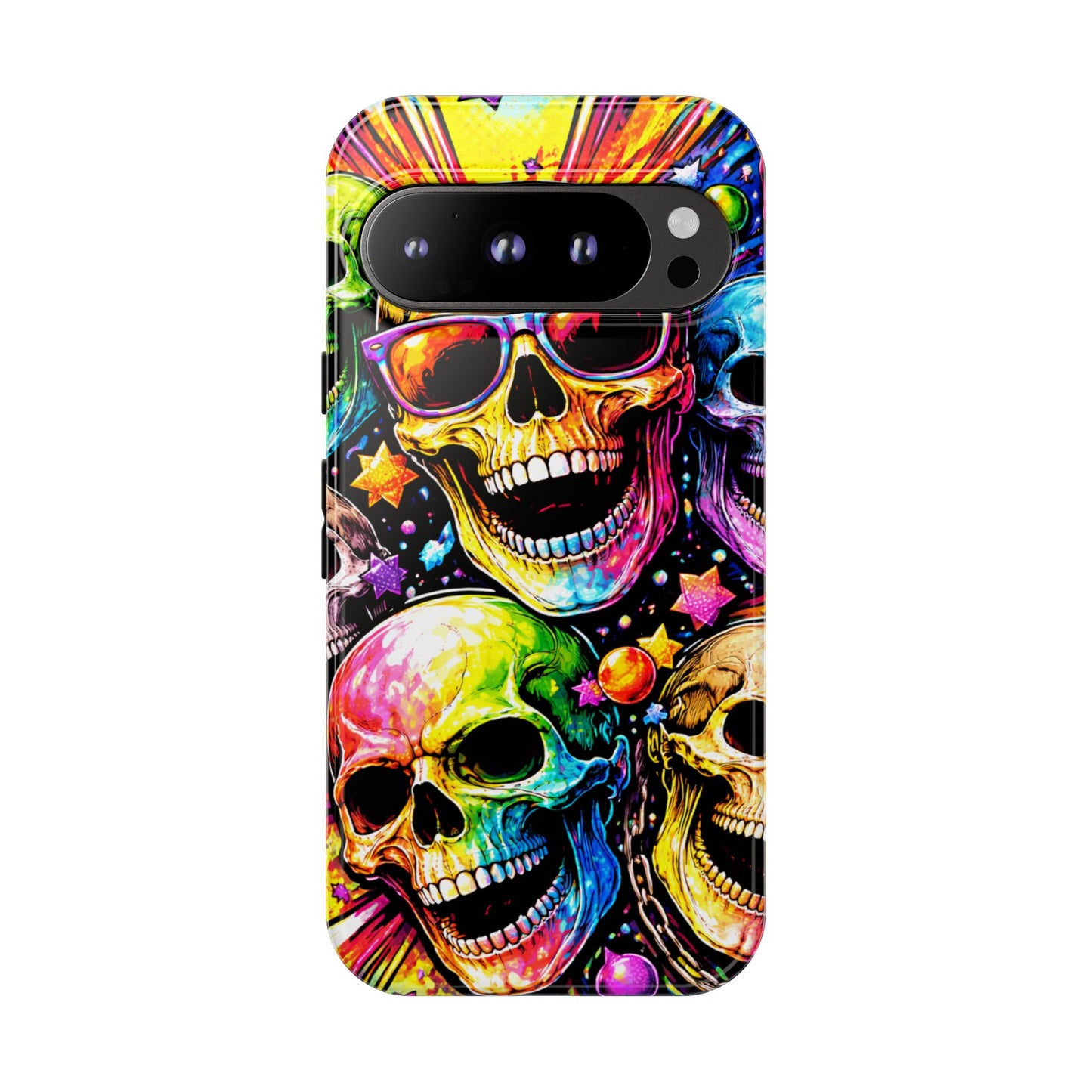 Chromatic Carnage • Google Pixel 9 • Tough Case • Wireless Friendly