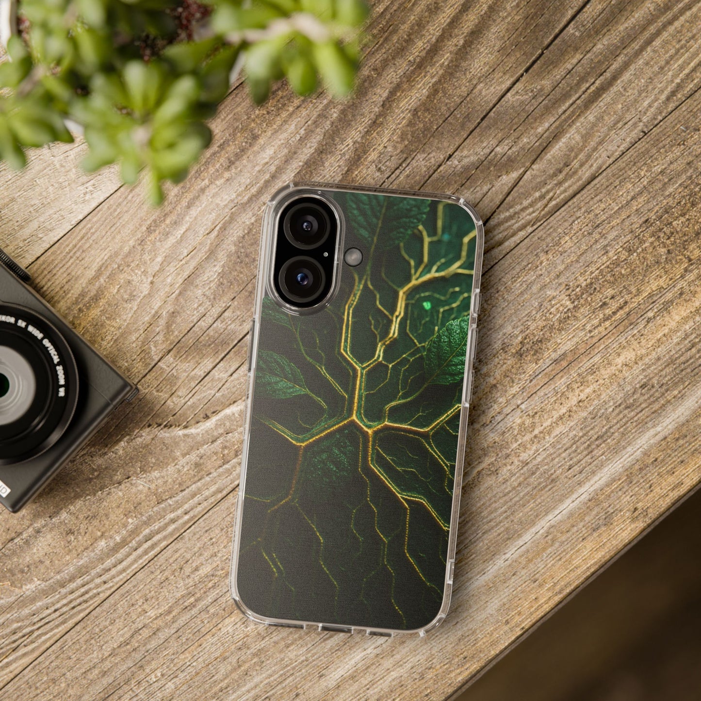 Macro Flora • Apple iPhone 16 • Clear Case