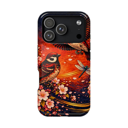 Quiet Witness – Fleeting Mercy • Obsidian Irezumi™ • Apple iPhone 17 Pro • MagSafe Tough Case