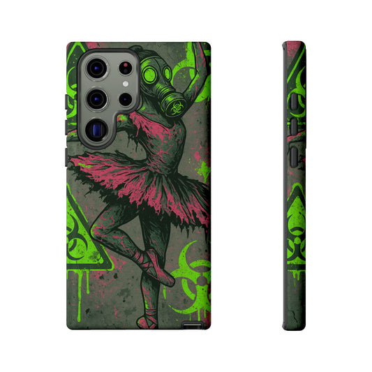 Biohazard Ballerina • Samsung Galaxy S23 • MagSafe® Tough Case phone case by Black Hat Pixels