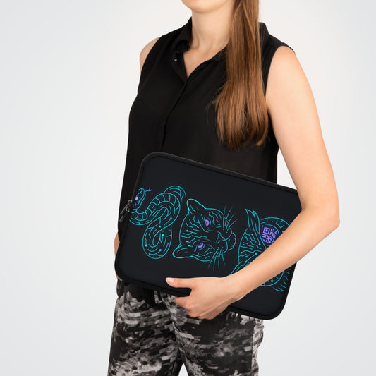 Mystic Midnight • Dual Zipper Laptop Sleeve
