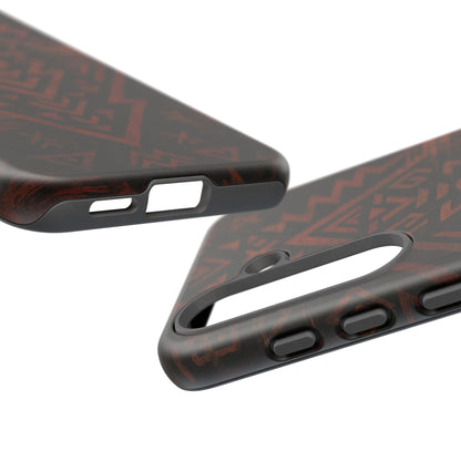 Tribal Glitch • Samsung Galaxy S25 • MagSafe® Magnetic Tough Case