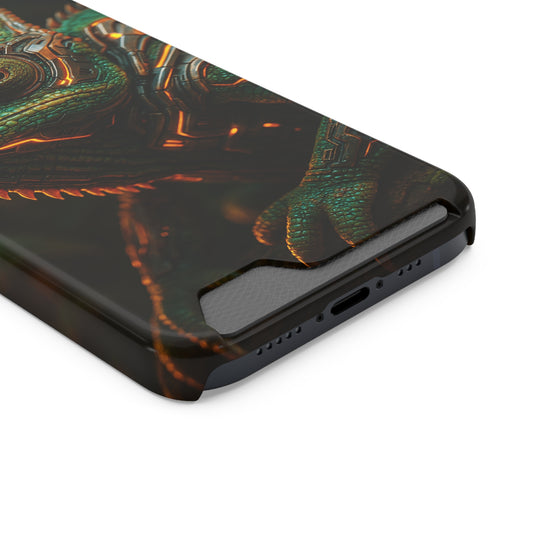 Cipher Cham • Apple iPhone 13 • MagSafe® Tough Case with Card Holder phone case by Black Hat Pixels