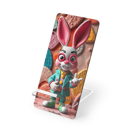 Vibe Bunny • Smartphone Display Stand tech accessory by Black Hat Pixels