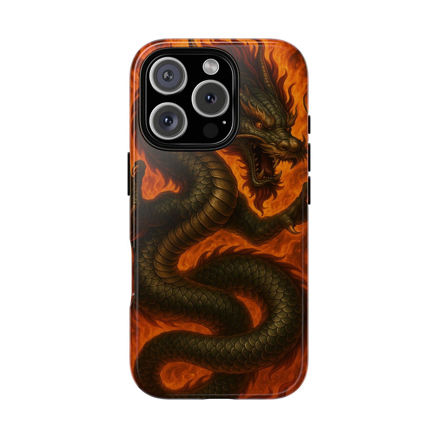 Flames of Fury • Apple iPhone 16 • Tough Case • MagSafe®