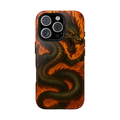 Flames of Fury • Apple iPhone 16 • Tough Case • MagSafe®