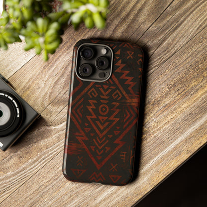 Tribal Glitch • Apple iPhone 15 • MagSafe® Tough Case