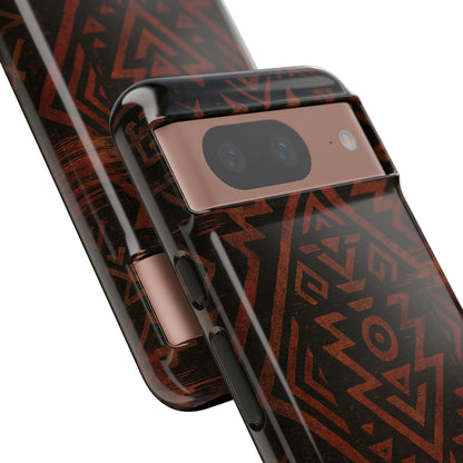 Tribal Glitch • Google Pixel 8 • Tough Case • Wireless Friendly