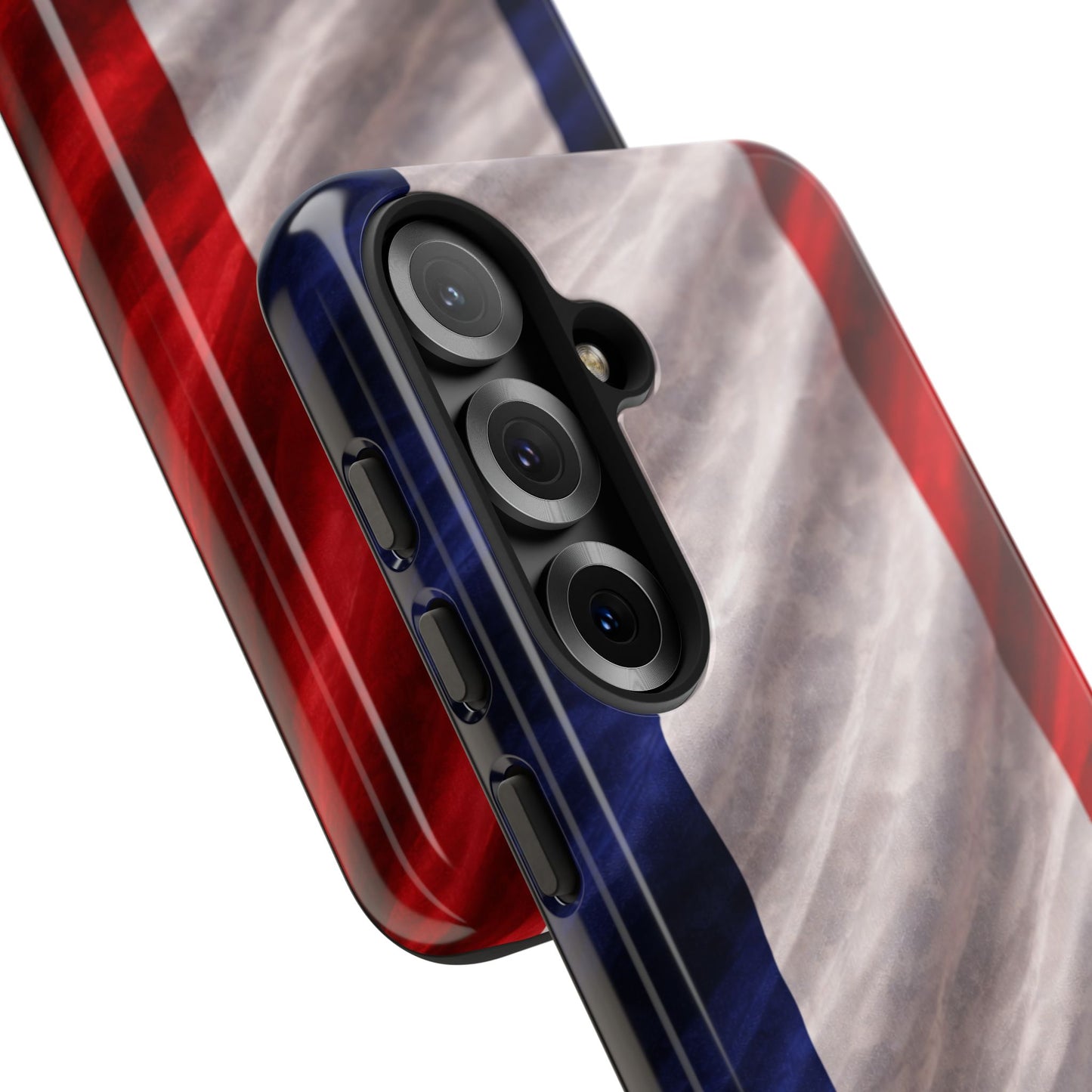 France • Street Sovereign – Tricolore Precision • Samsung Galaxy S25 • Wireless Friendly • Tough Case