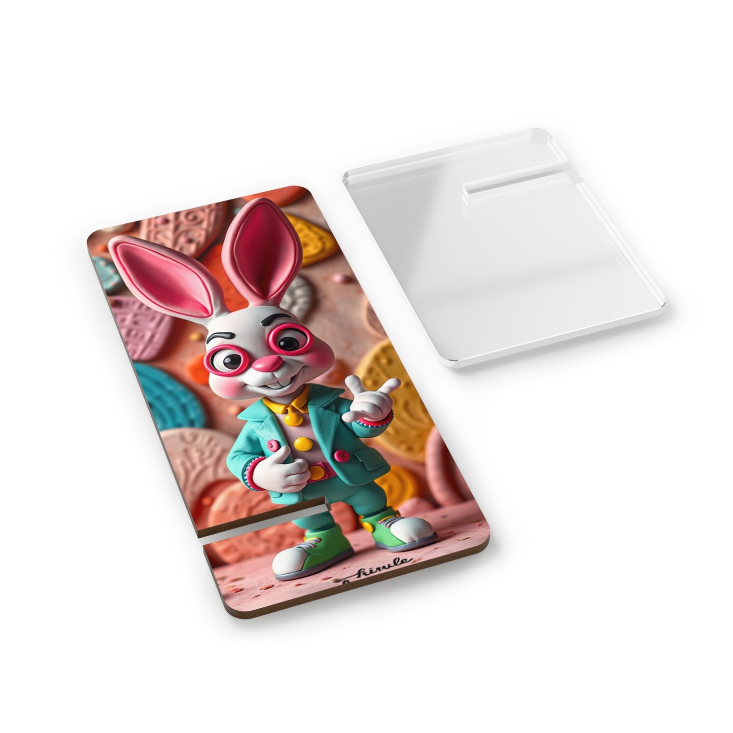 Vibe Bunny • Smartphone Display Stand tech accessory by Black Hat Pixels