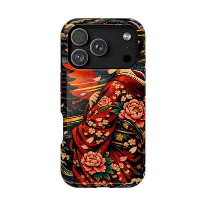 Veiled Grace – Hidden Reckoning • Obsidian Irezumi™ • Apple iPhone 17 Pro • MagSafe Tough Case