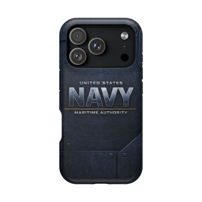 Navy • Sentinel Series • Maritime Authority • Apple iPhone 17 Pro • MagSafe Tough Case
