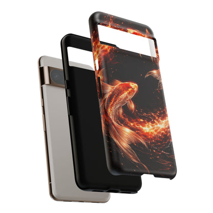 Fire Koi • Google Pixel 8 • Tough Case • Wireless Friendly