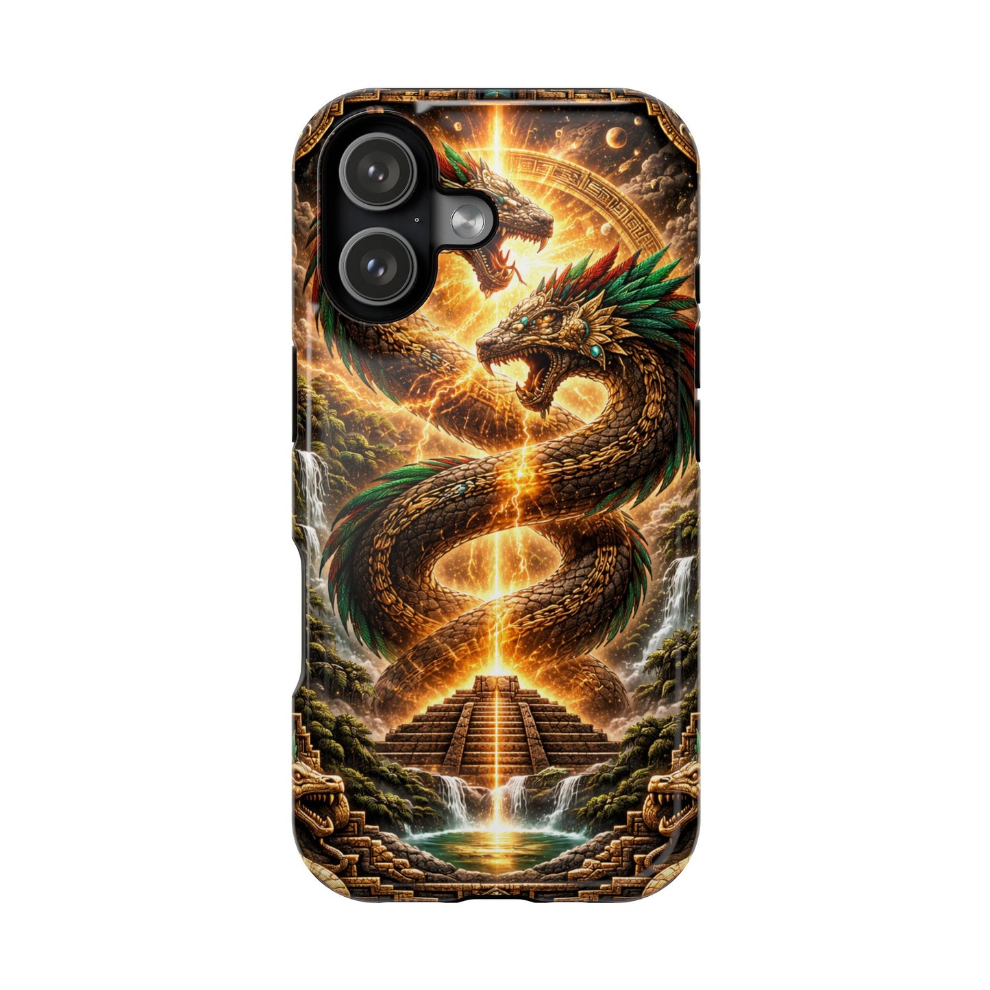 Coatl • Feathered Dominion • Empire of the Fifth Sun™ • Apple iPhone 17 Pro • MagSafe Tough Case