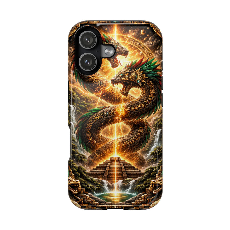 Coatl • Feathered Dominion • Empire of the Fifth Sun™ • Apple iPhone 17 Pro • MagSafe Tough Case