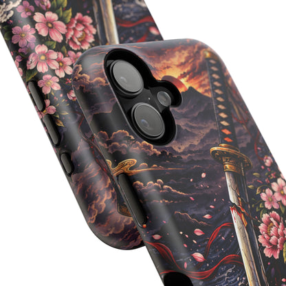 Forged Edge – Fractured Oath • Obsidian Irezumi™ • Apple iPhone 17 Pro • MagSafe Tough Case