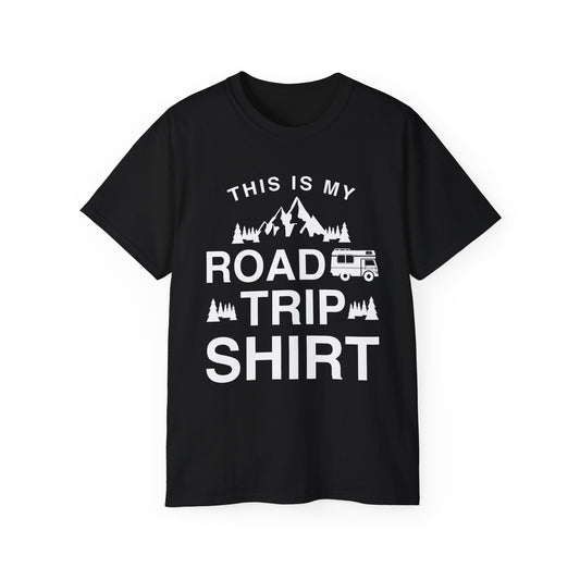 This Is My Road Trip Shirt • T-Shirt • Black Hat Pixels • Unisex apparel by Black Hat Pixels