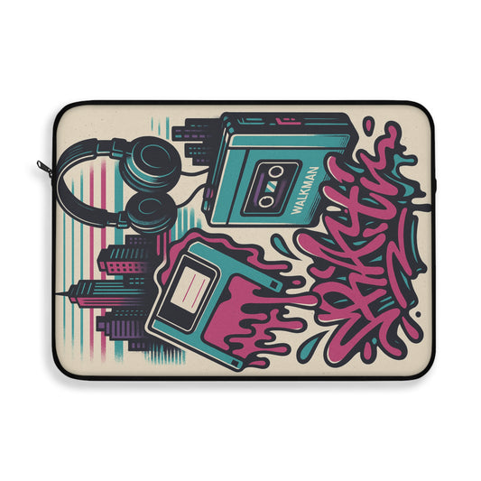 Retro Beats • Single Zipper Laptop Sleeve