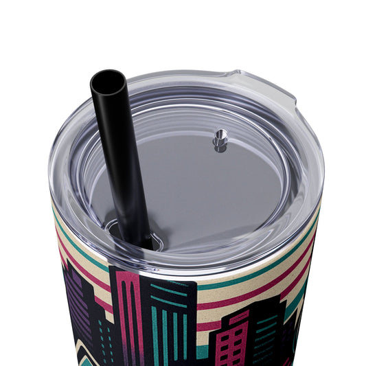 Retro Beats • Skinny Tumbler 20 Oz