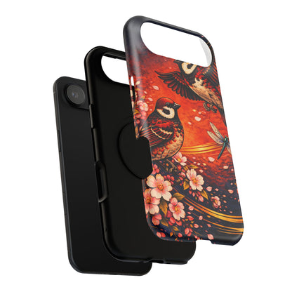 Quiet Witness – Fleeting Mercy • Obsidian Irezumi™ • Apple iPhone 17 Pro • MagSafe Tough Case