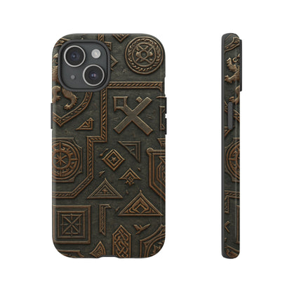Earth Glyphs • Apple iPhone 15 • MagSafe® Tough Case