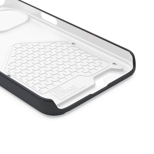Crystal Silicone • Apple iPhone 13 • MagSafe® Tough Case with Card Holder
