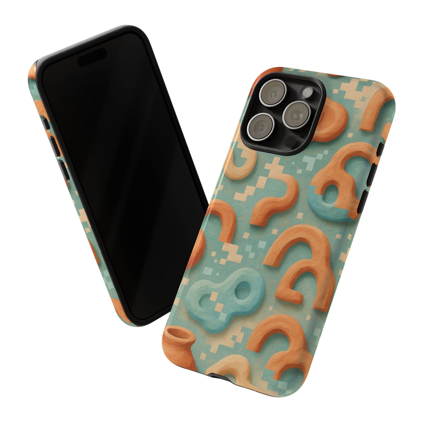 Pixel Clay • Apple iPhone 15 • MagSafe® Tough Case