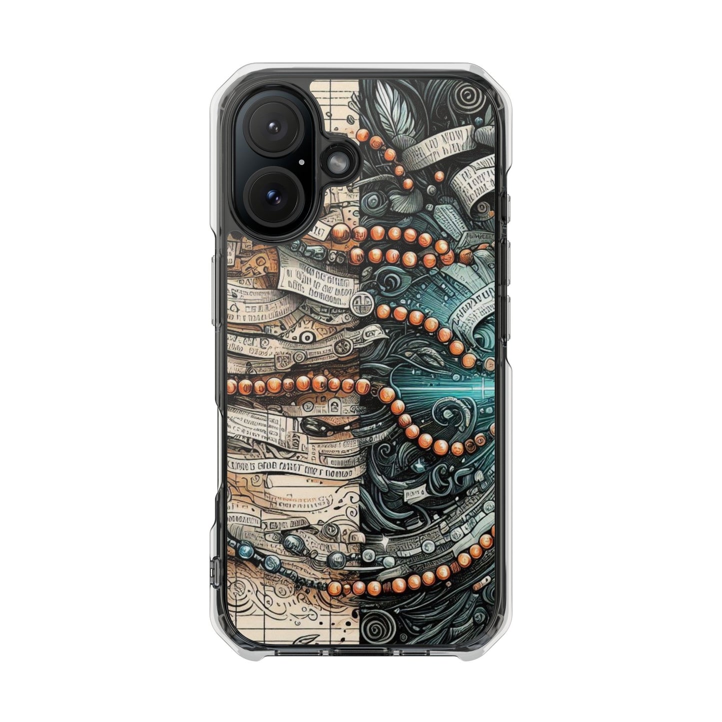 Aeros Divide • Apple iPhone 16 • MagSafe® Clear Case