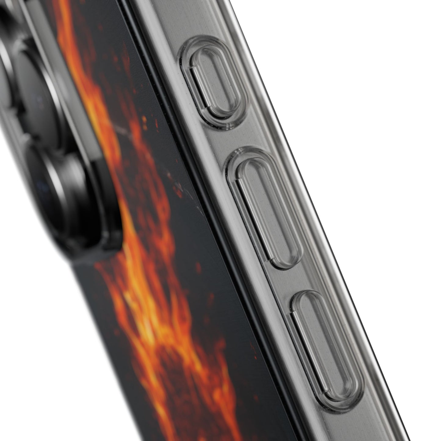 Vinyl Inferno • Apple iPhone 16 • Clear Case