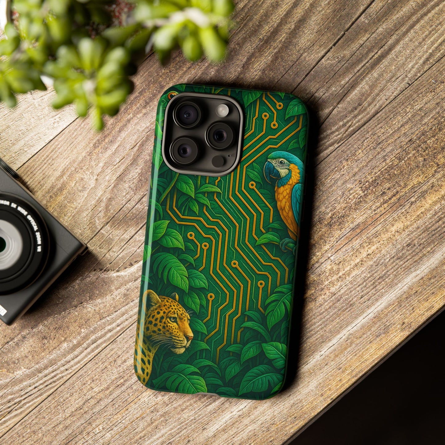 Echo Jungle • Apple iPhone 15 • MagSafe® Tough Case