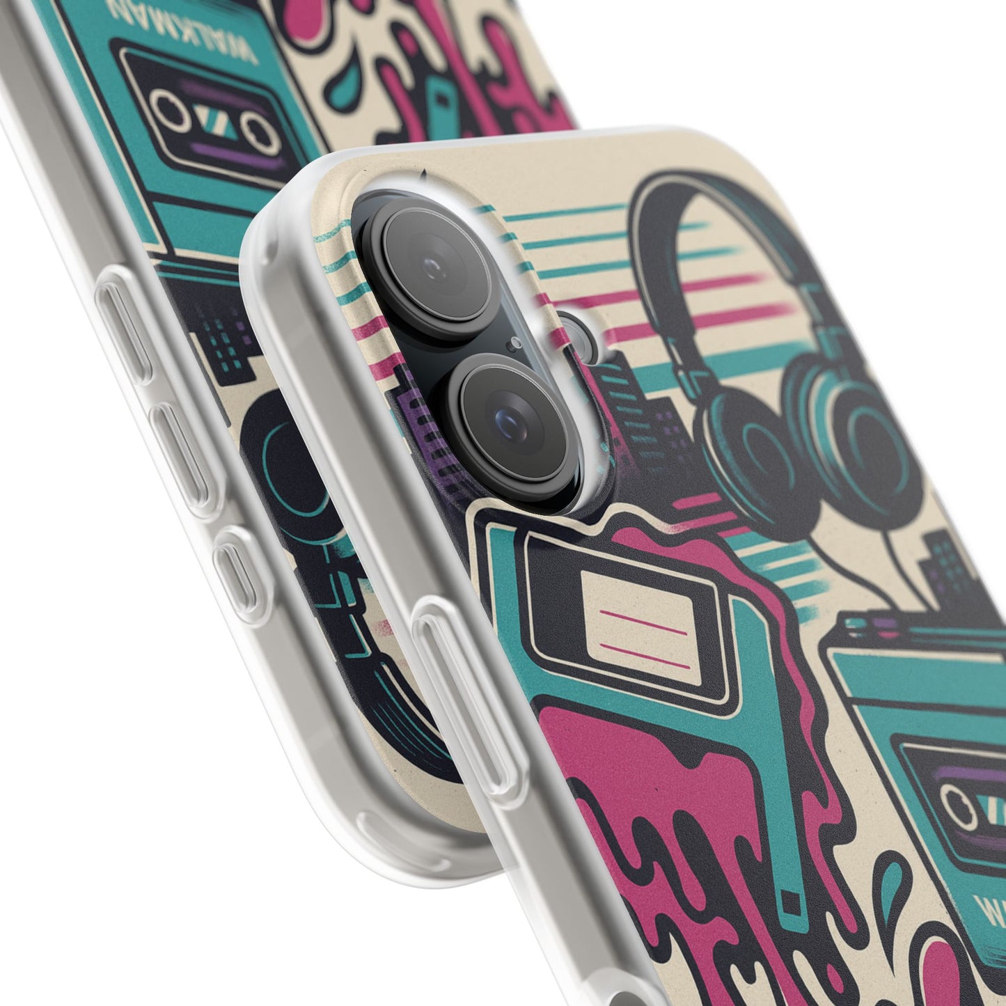 Retro Beats • Apple iPhone 16 • Flexi Clear Case