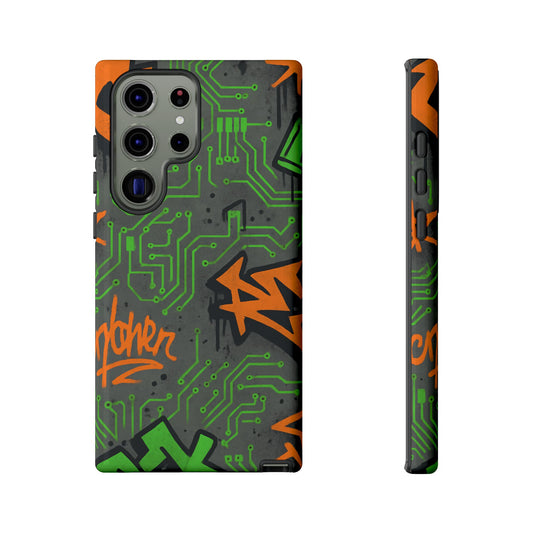 Circuit Cipher • Samsung Galaxy S23 • Tough Case • Wireless Friendly