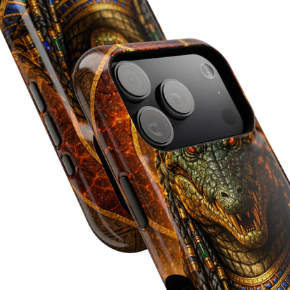 Sobek • Dominion • Egyptian Hieroglyphics™ Series • Apple iPhone 17 Pro • MagSafe® Tough Case