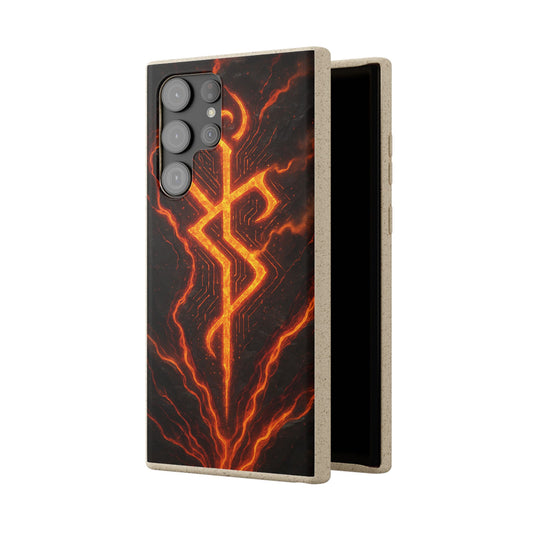 Molten Glyph • Samsung Galaxy S22 Eco-Friendly Phone Case