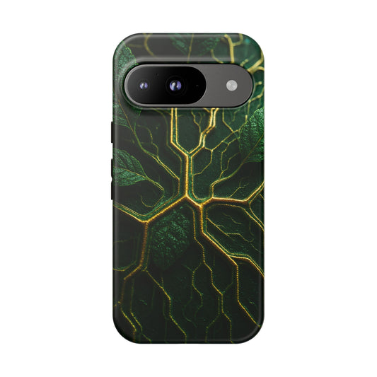 Macro Flora • Google Pixel 9 • Tough Case • Wireless Friendly