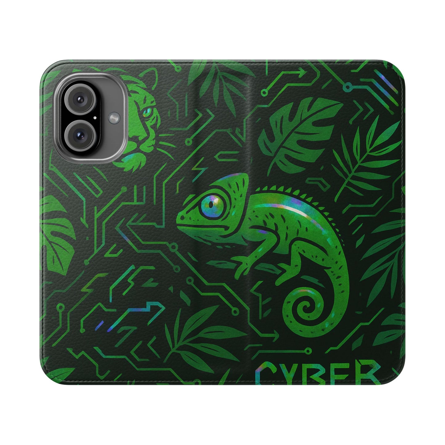 Digital Jungle • Apple iPhone 16 Flip Case