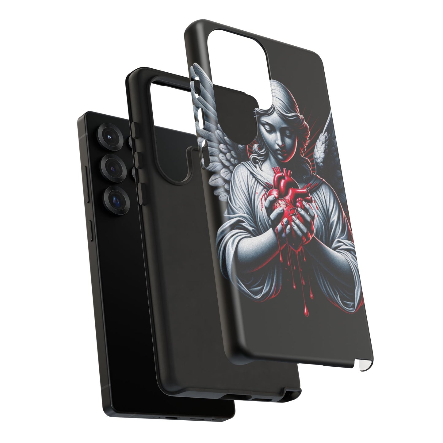 Angel Heart • Samsung Galaxy S25 • Wireless Friendly • Tough Case